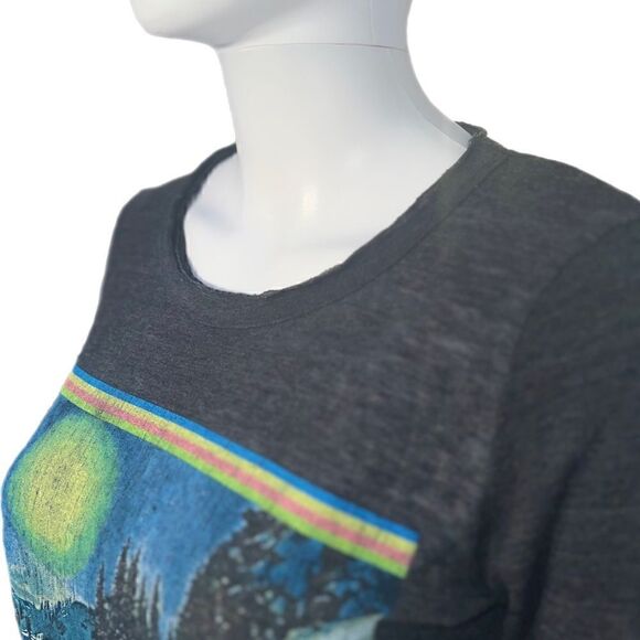 CHASER Retro Ski Graphic Long Sleeve Tee NWOT - Picture 6 of 11